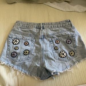 High Rise Festival Pacsun floral jean shorts